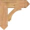 Ekena Millwork Imperial Arts & Crafts Smooth Bracket, Western Red Cedar, 5 1/2"W x 22"D x 22"H BKT06X22X22IMP03SWR - alternate 4